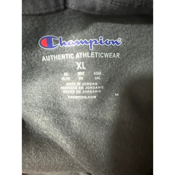 Champion Unisex Sport Hooded Fleece Sweatshirt Color Stealth Size XL NWOT $60 - Picture 12 of 13